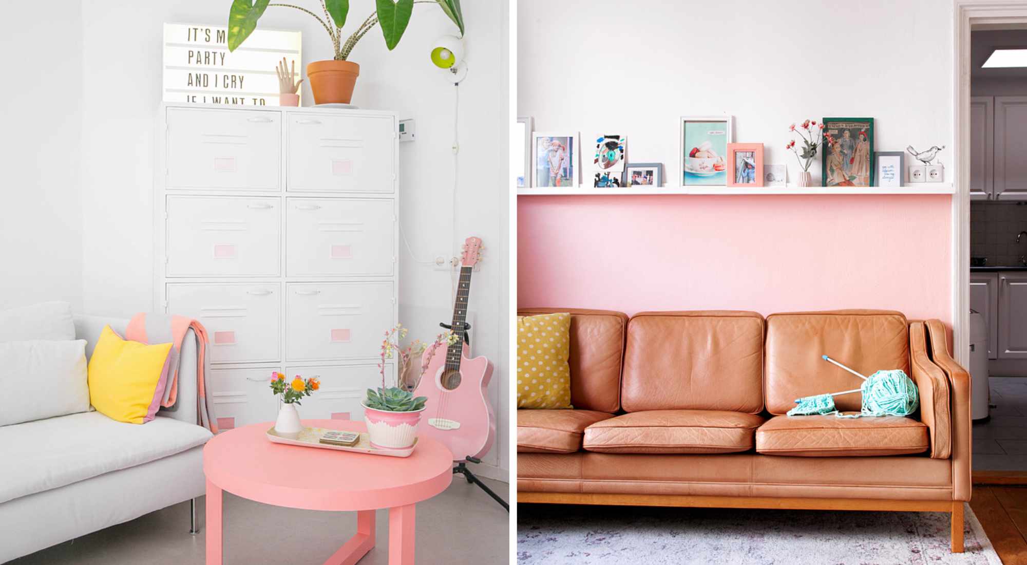 Subtly pink