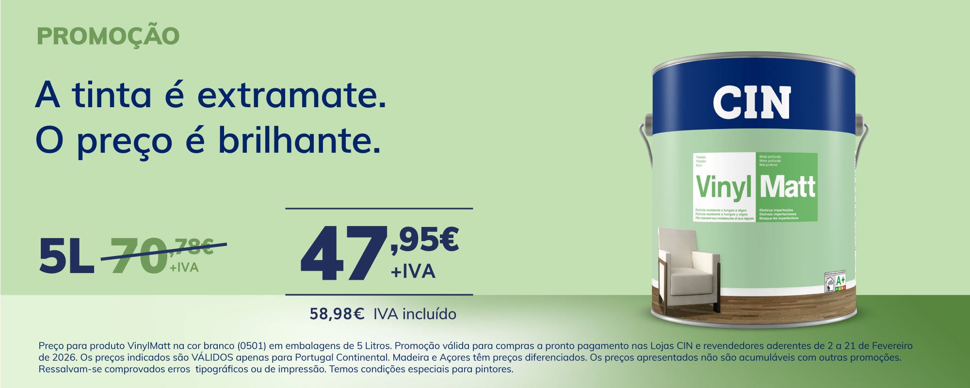 FEVEREIRO 2026 - GAMA VINYL (PROMOÇÕES)