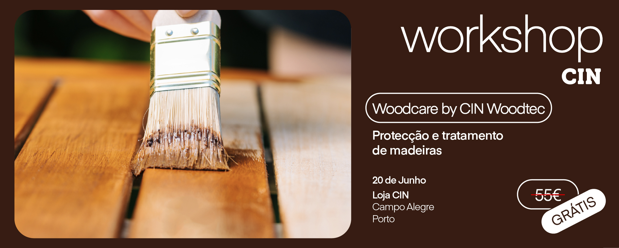 MAIO 2026 - WORKSHOP WOODCARE