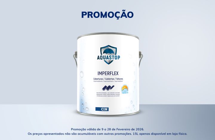 UMA TINTA RESISTENTE À ÁGUA. UMA PROMOÇÃO IRRESISTÍVEL.